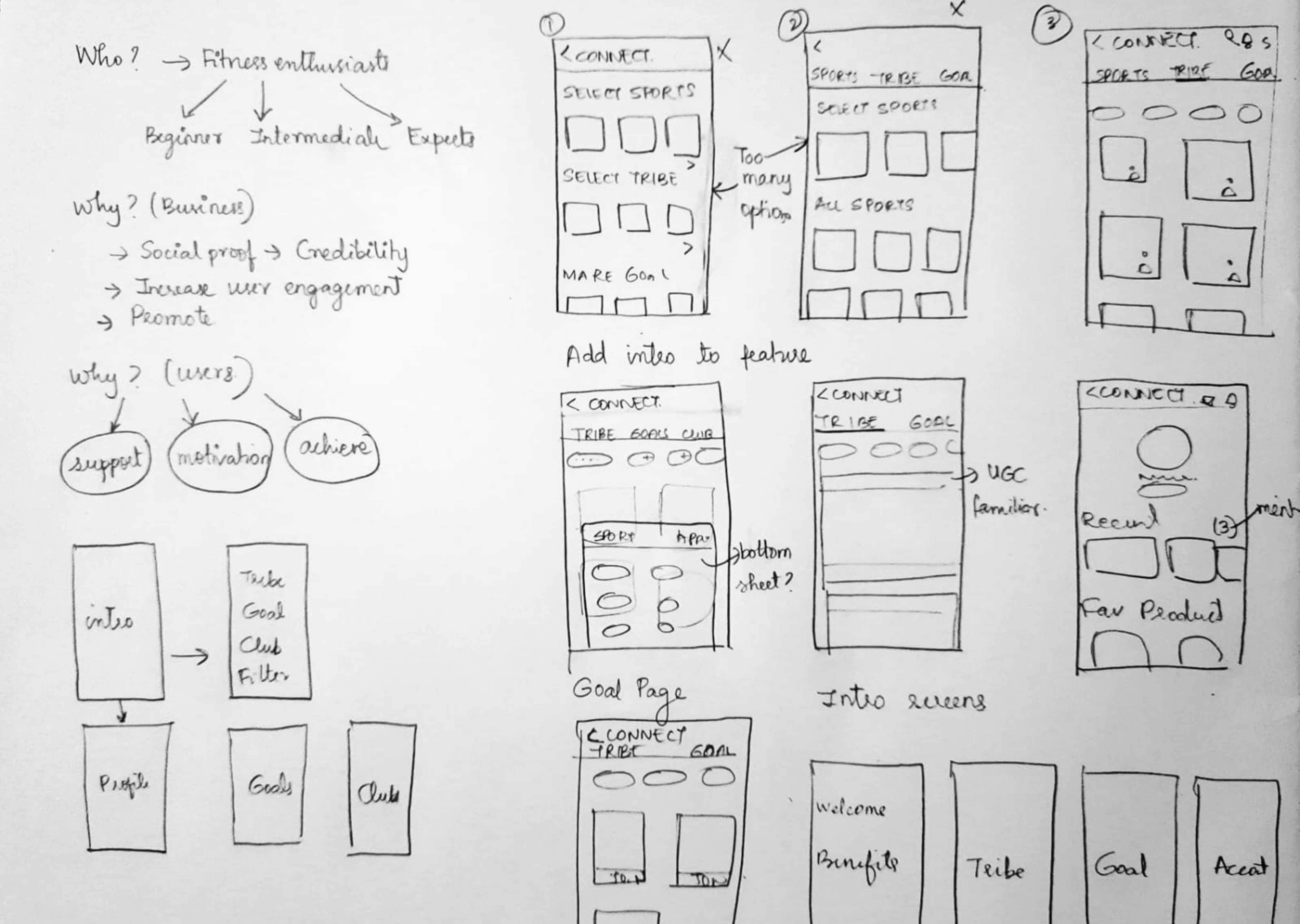 decathlon wireframe